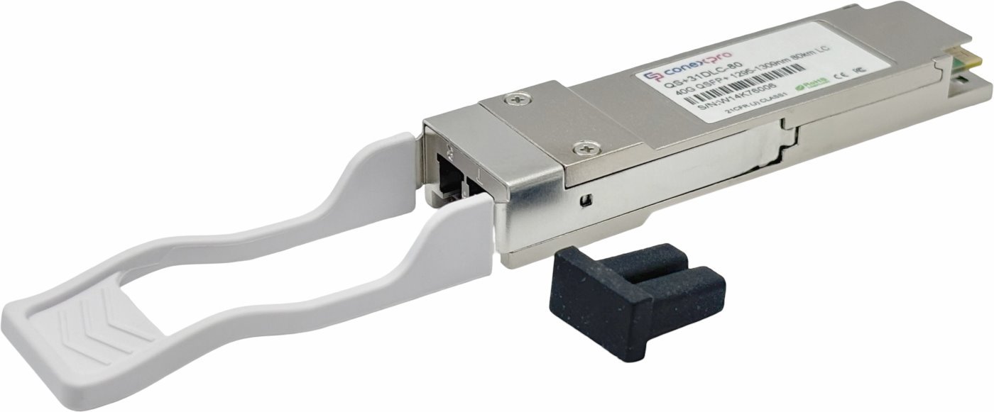 Conexpro 40G QSFP+ optical module, SM, 1310nm, 80km, 2x LC, CWDM, DDM