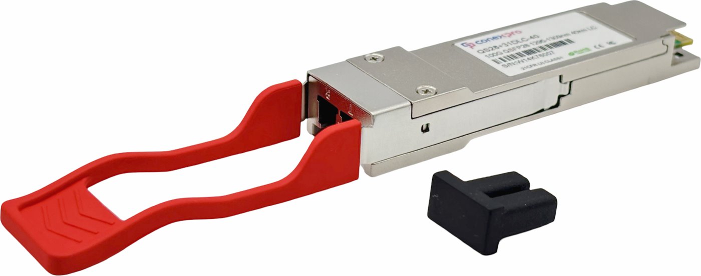 Conexpro 100G QSFP28 optical module, SM, 1310nm, 40km, 2x LC, CWDM, DDM