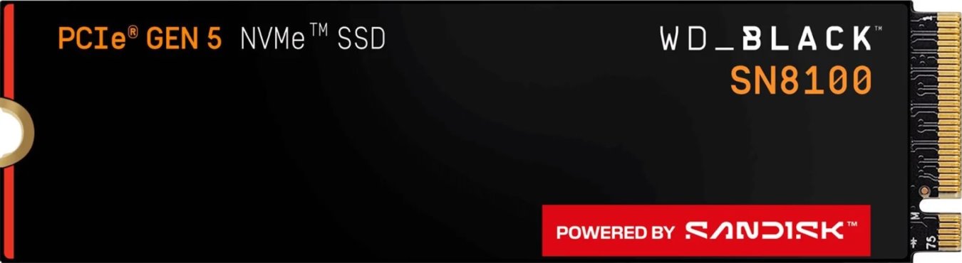 WD Black SN8100 NVMe SSD, M.2, 1TB