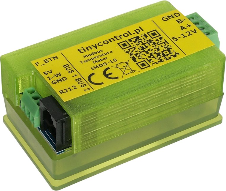 Tinycontrol tMDS-16 Modbus interface for 8 temperature sensors for LAN controller