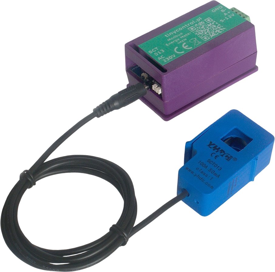 Tinycontrol tMEM Electricity meter 0-100A with Modbus RTU
