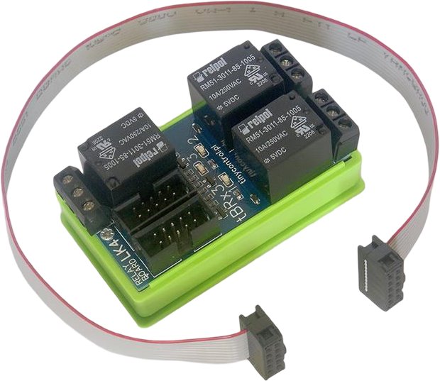 Tinycontrol tBRx3 Expansion board 3x relay 10A for LAN Controller LK4
