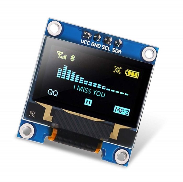 Tinycontrol OLED display for expansion module with LAN controller LK3