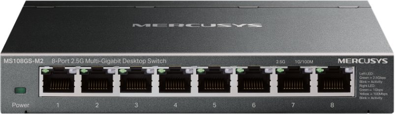 MERCUSYS MS108GS-M2 Multi-Gigabit 2.5G switch