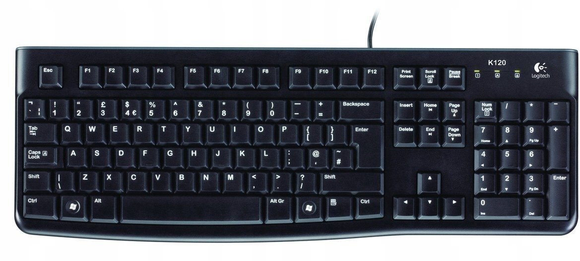 Logitech K120 Keyboard for Business, USB, CZ/SK