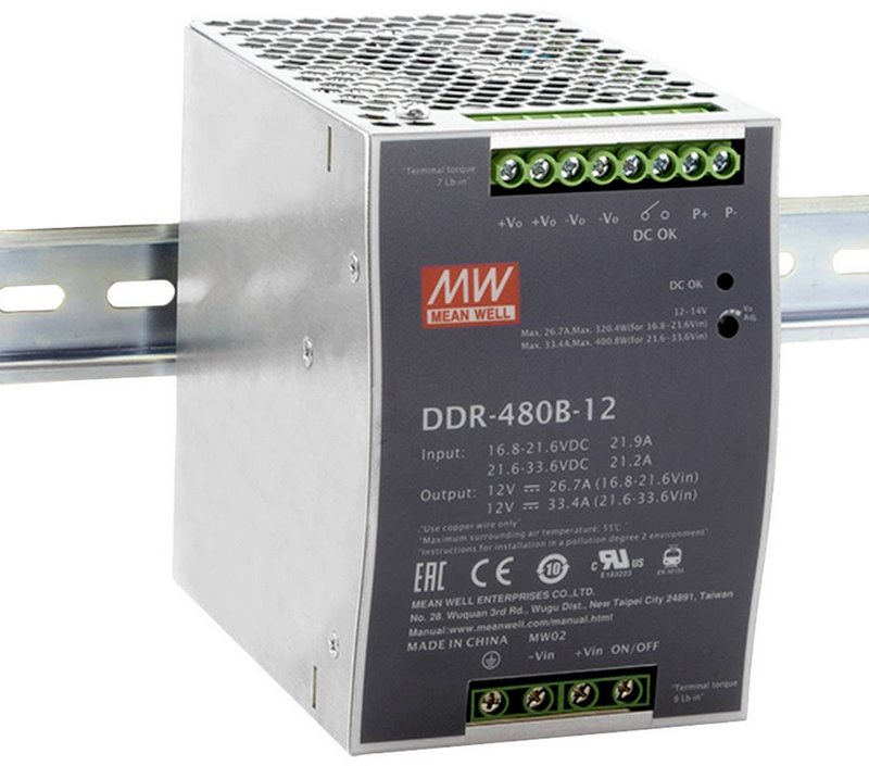 MEAN WELL DDR-480B-48 Voltage converter DC/DC, 480W