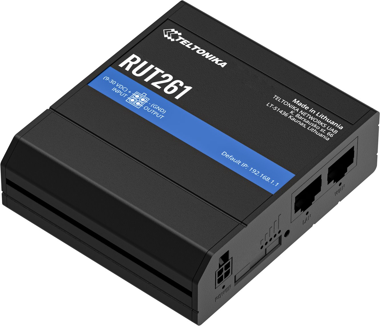Teltonika RUT261 Industrial cellular LTE6 Wi-Fi Router