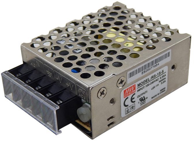 MEAN WELL RS-15-5 Industrial power supply, 15W, 5V