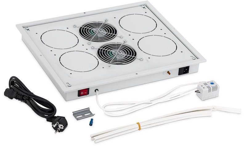 Triton ventilation unit with thermostat RAC-CH-X03-X3, 230V/30W, 2x fans, gray