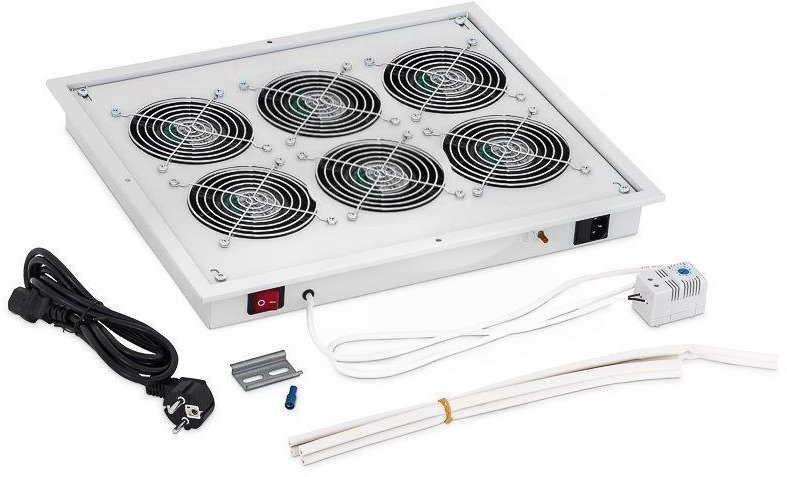 Triton ventilation unit with thermostat RAC-CH-X05-X3, 230V/90W, 6 fans, gray