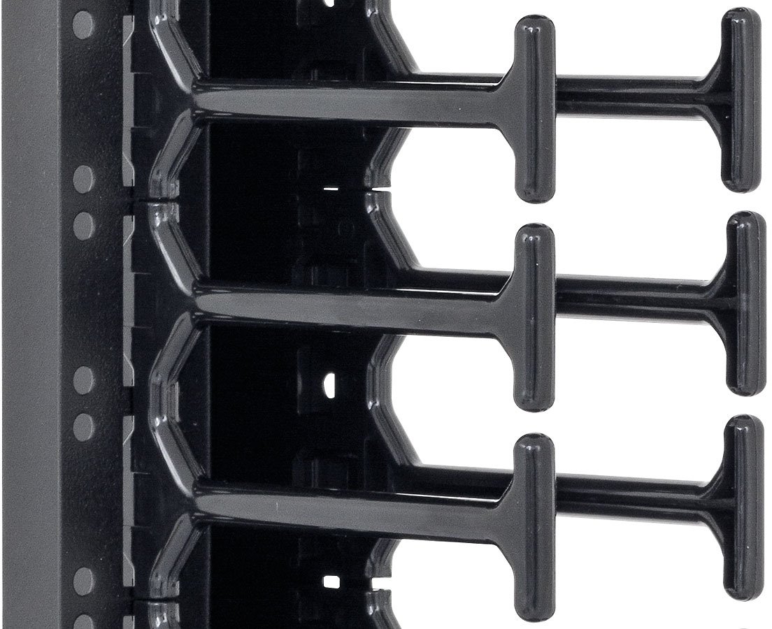 Triton vertical cable management panel RAB-VP-H32-X1, 32U - double-row, black