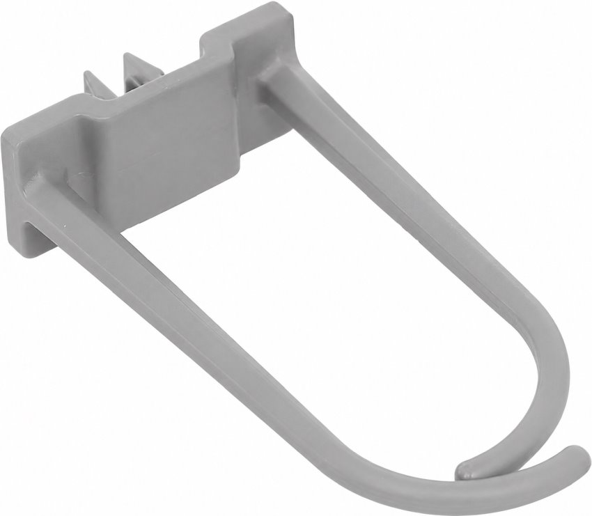 Triton plastic cable management ring 60 x 30mm, gray
