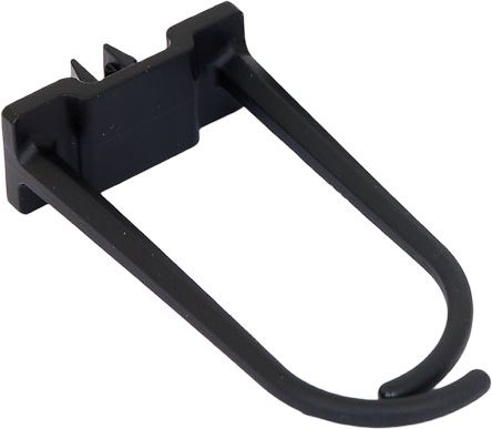 Triton plastic cable management ring 60 x 30mm, black