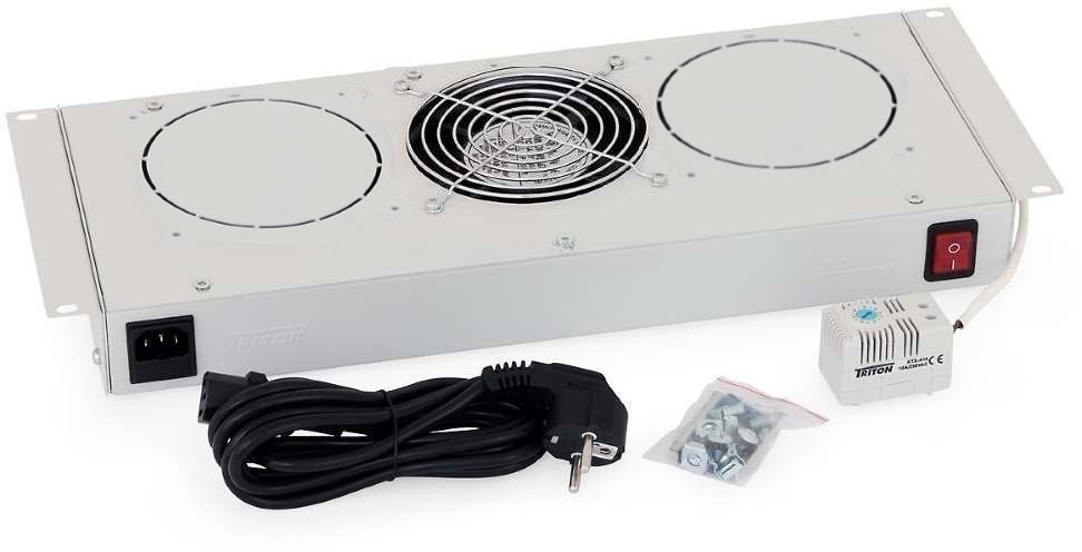 Triton ventilation unit with thermostat RAC-CH-X24-X1, 230V/15W, 1x fan, gray
