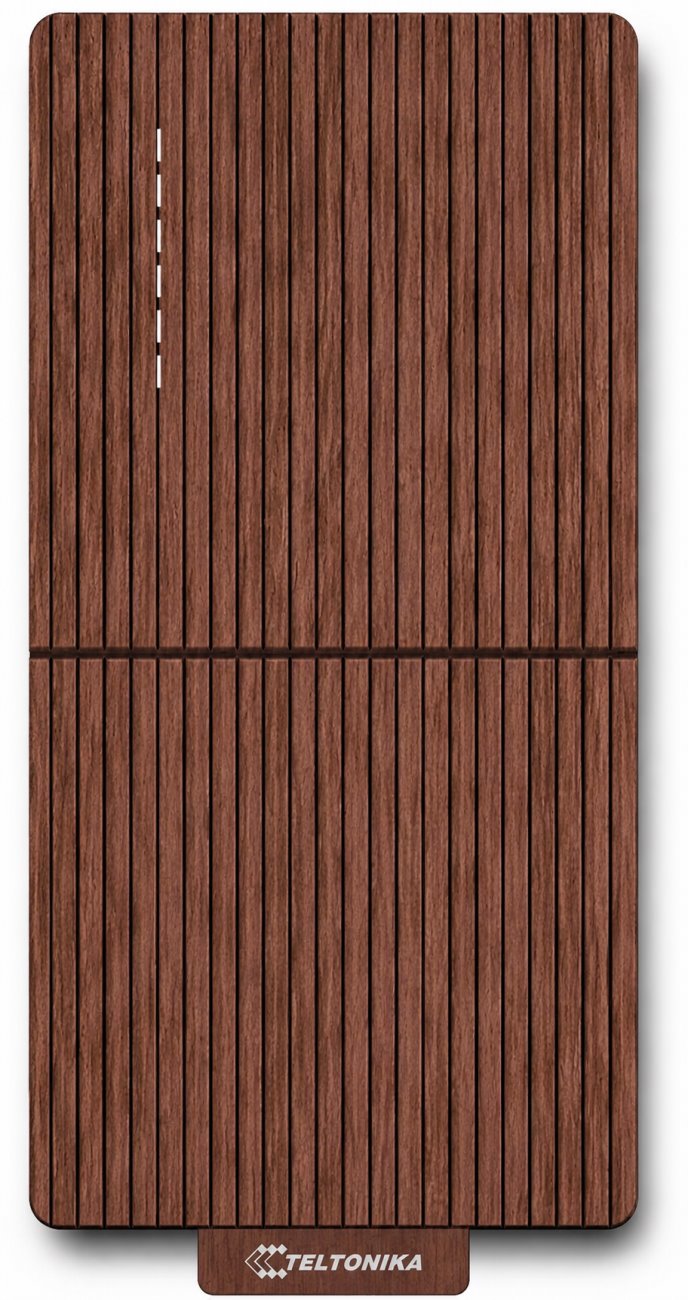 Teltonika TeltoCharge EVC2 front plastic panel for socket version, wood