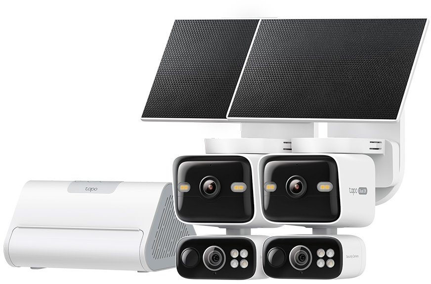 TP-Link Tapo HB410, Kit of 2 solar security cameras C645D + H500 hub, 3Mpx