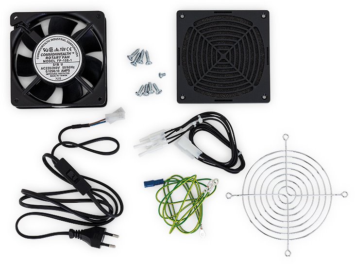 Triton ventilation kit for RUA, RFA and RBA type A6 cabinets, 230V/23W