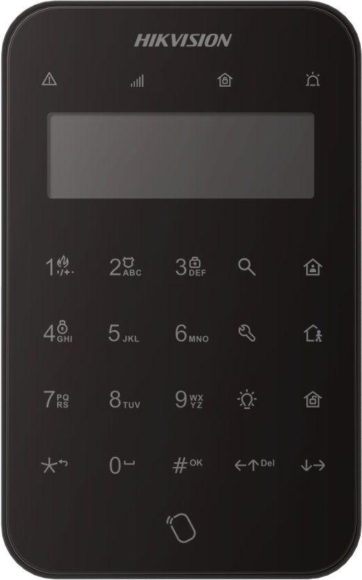 Hikvision AX PRO Wireless LCD keypad, black
