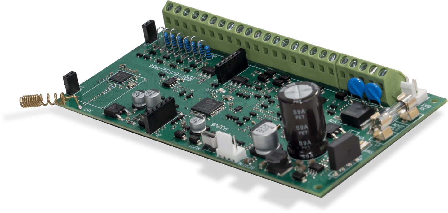 Teltonika Security P64, Hybrid control panel, 64 zones