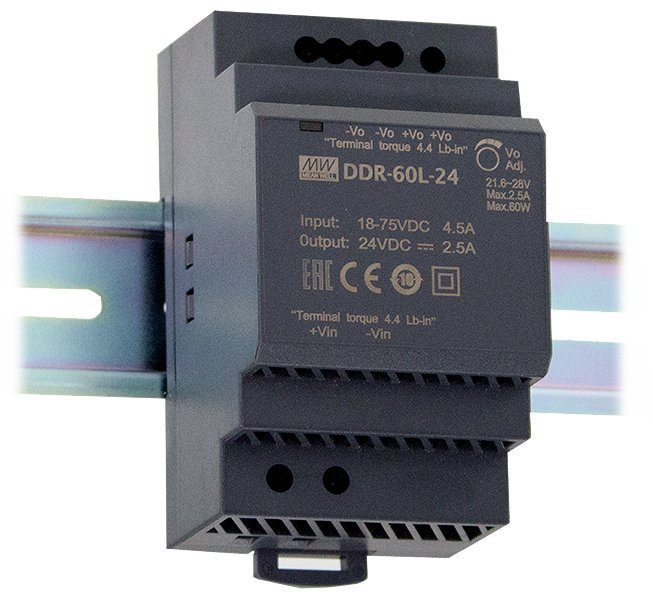 MEAN WELL DDR-60L-12 Step-down voltage converter DC/DC, 60W