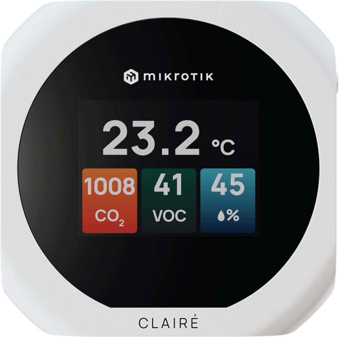 MikroTik CLAIRÉ Lite Multifunctional air quality sensor, white