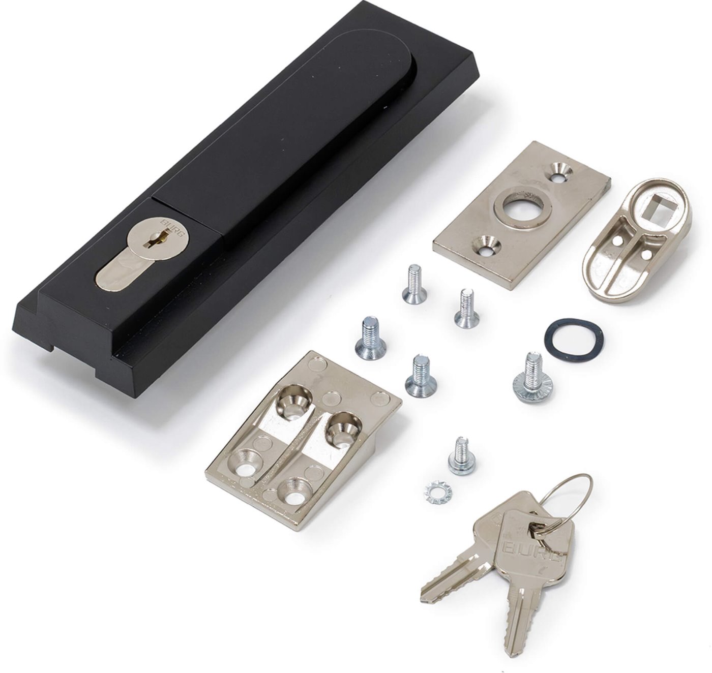 Triton lock with handle for rack cabinets, X2