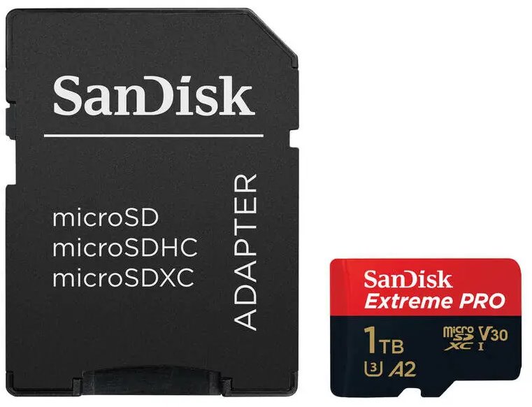 SanDisk Extreme PRO Micro SDXC 1TB + SD adapter