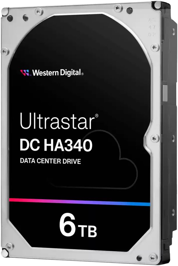 WD Ultrastar DC HA340, 3.5", 6TB, SATA