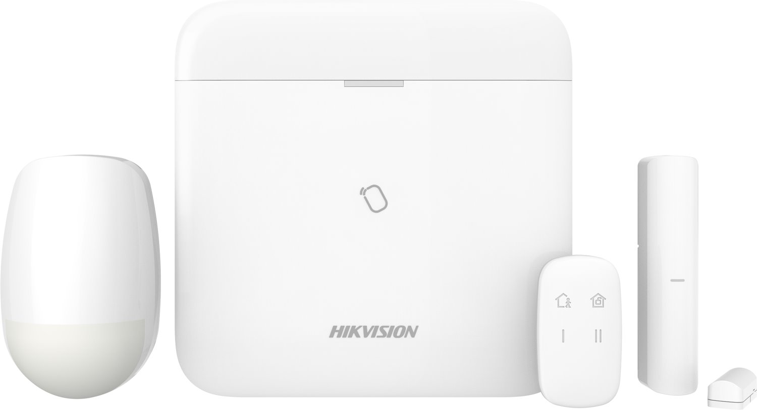 Hikvision AX PRO DS-PWA96-KIT-WE, Wireless control panel kit including PIR, magnetic contact, and key fob