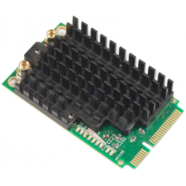 MikroTik R11e-2HPnD miniPCI-e card, 802.11b/g/n, 2x MMCX