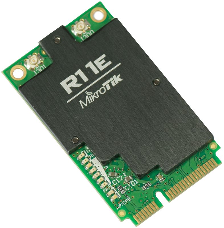 MikroTik R11e-2HnD miniPCI-e card, 802.11b/g/n, 2x u.Fl