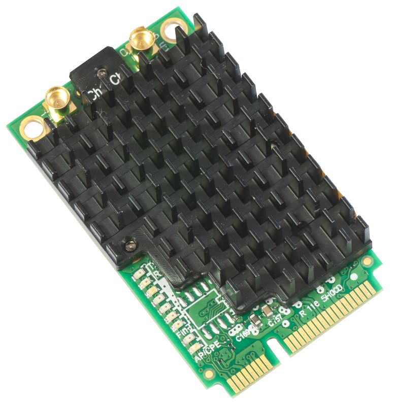 MikroTik R11e-5HacD miniPCI-e card, 802.11ac, 2x MMCX