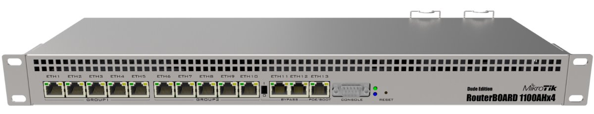 MikroTik RouterBOARD RB1100Dx4, RB1100AHx4 Dude Edition