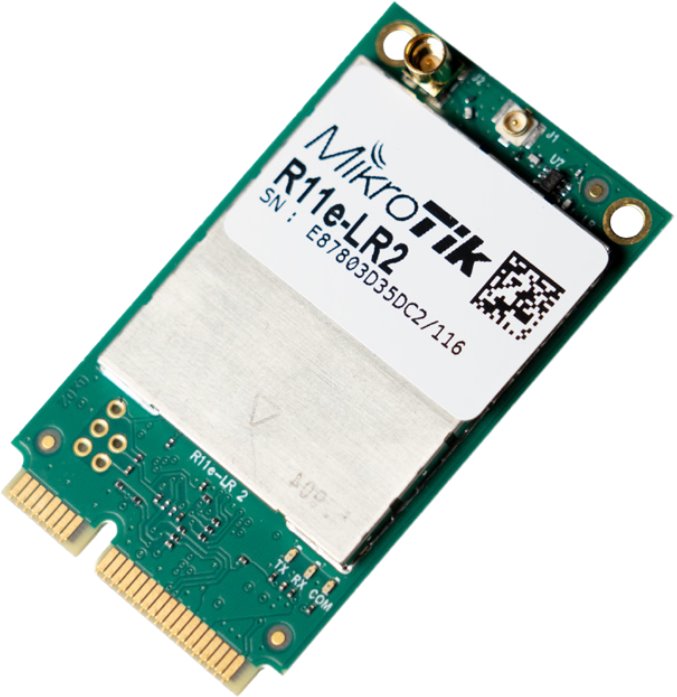 MikroTik R11e-LoRa2, LoRa miniPCI-e card, 2.4 GHz