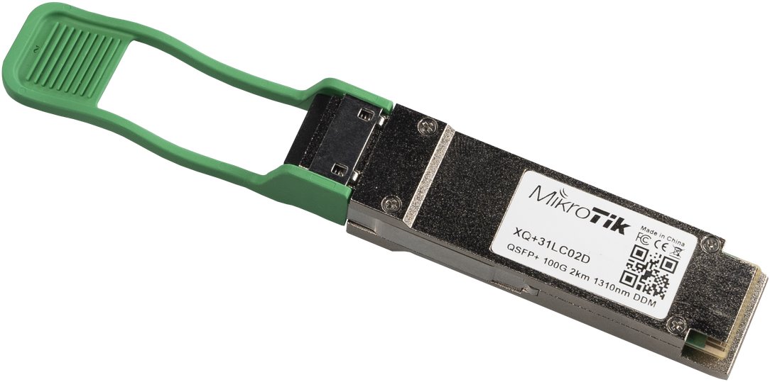 MikroTik 100G QSFP28 optical module XQ+31LC02D, SM, 2km