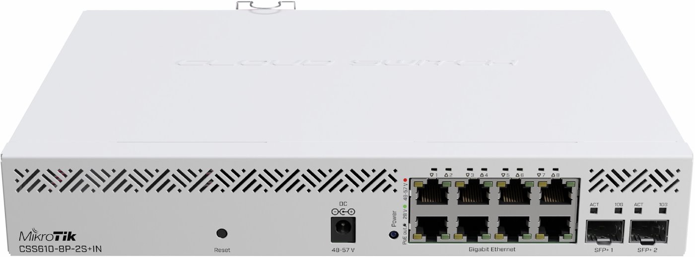 MikroTik Cloud Smart Switch CSS610-8P-2S+IN