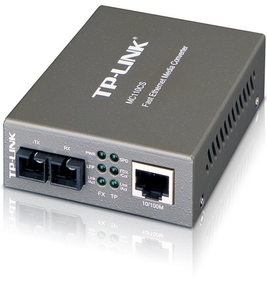 TP-Link MC110CS Singlemode transceiver, 10/100Mbps, 2x SC, 20km