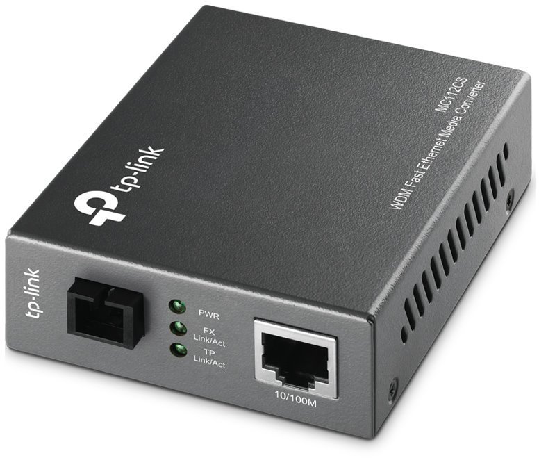 TP-Link MC112CS Singlemode WDM transceiver, 10/100Mbps, 1x SC, 20km