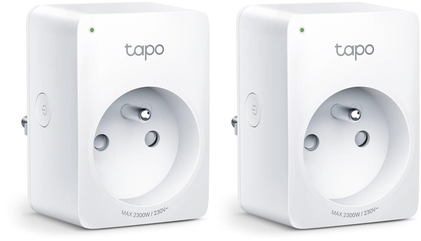 TP-Link Tapo P100 (2-pack) Smart socket with Wi-Fi, 2 pack