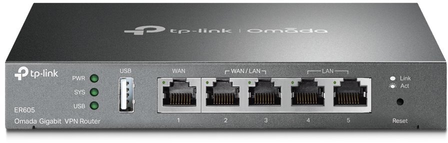 TP-Link ER605 Gigabit Multi-WAN VPN Router, version 2