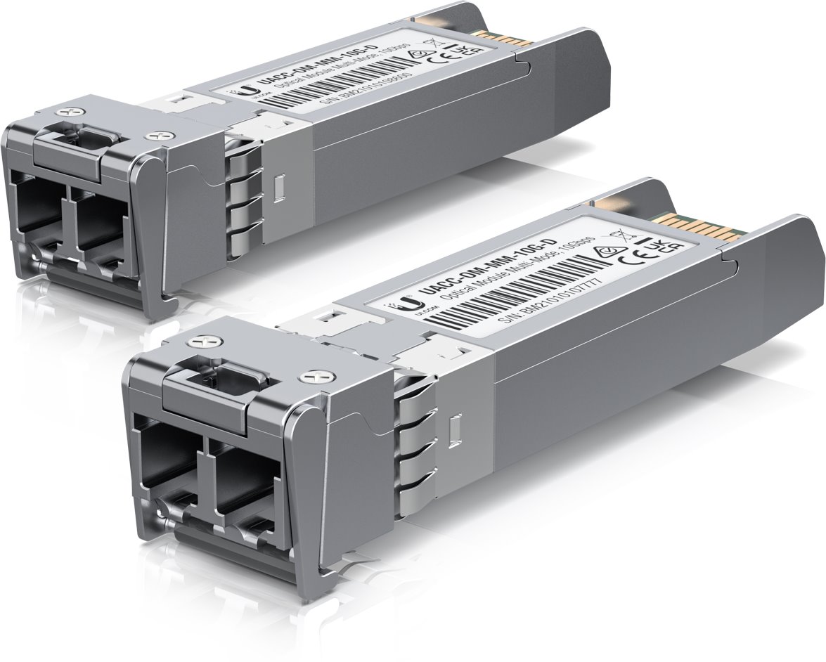 Ubiquiti U Fiber, Multi-Mode 10G Module, 2x LC, 300m, 20 pack