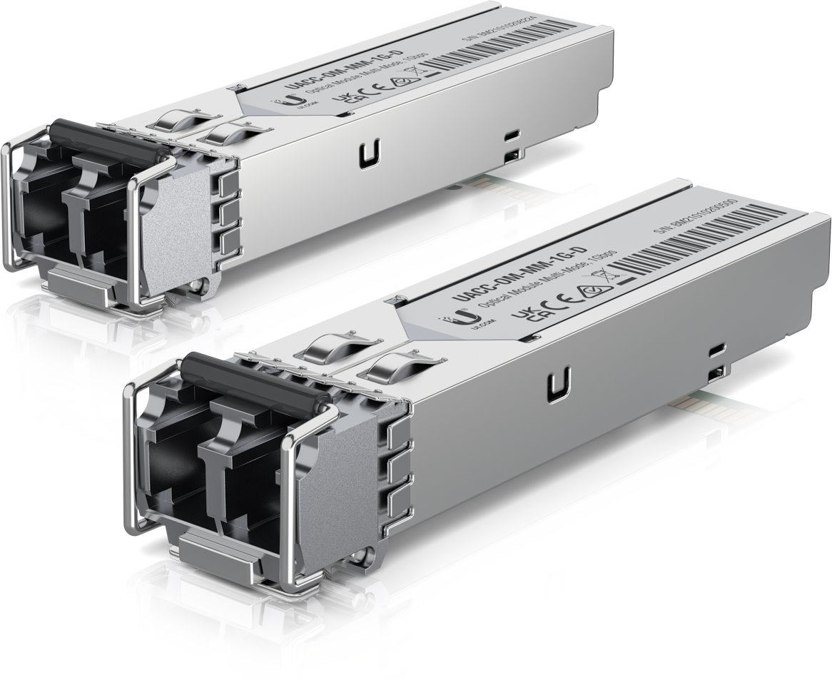 Ubiquiti U Fiber Multi-Mode 1G Module, 2x LC, 550m, 2 pack