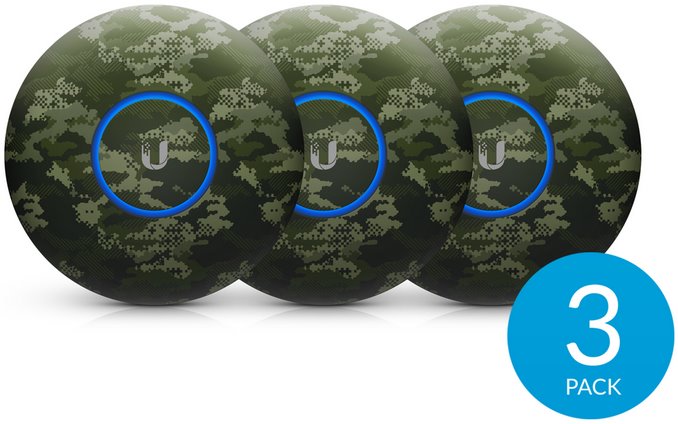 Ubiquiti case for UAP-nanoHD, U6 Lite a U6+, camo design, 3 pack