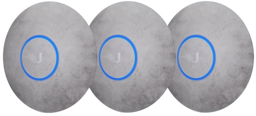 Ubiquiti case for UAP-nanoHD, U6 Lite a U6+, concrete design, 3 pack