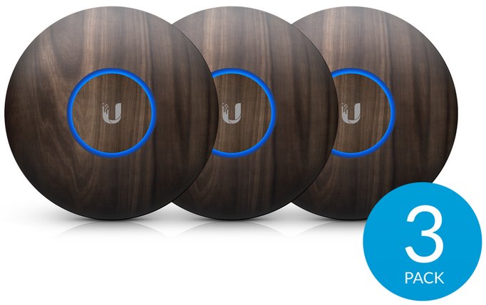 Ubiquiti case for UAP-nanoHD, U6 Lite a U6+, wood design, 3 pack