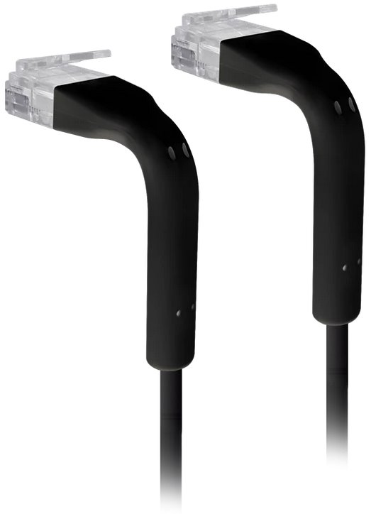 Ubiquiti UC-Patch-RJ45-BK-50, UniFi Ethernet Patch Cable, 0.1m, Cat6, Black (50psc)