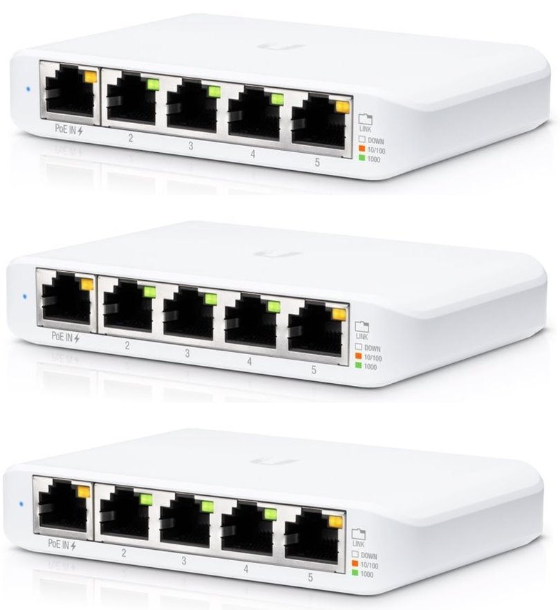 Ubiquiti UniFi Switch USW-Flex-Mini-3, 3 pack