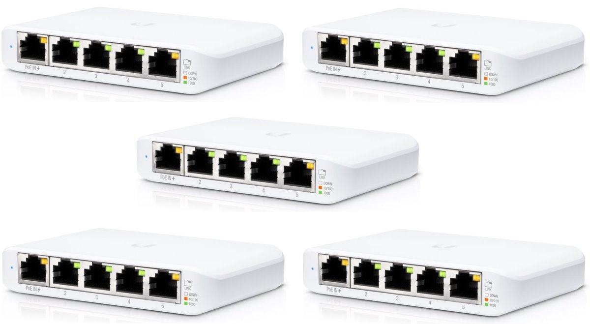 Ubiquiti UniFi Switch USW-Flex-Mini-5, 5 pack
