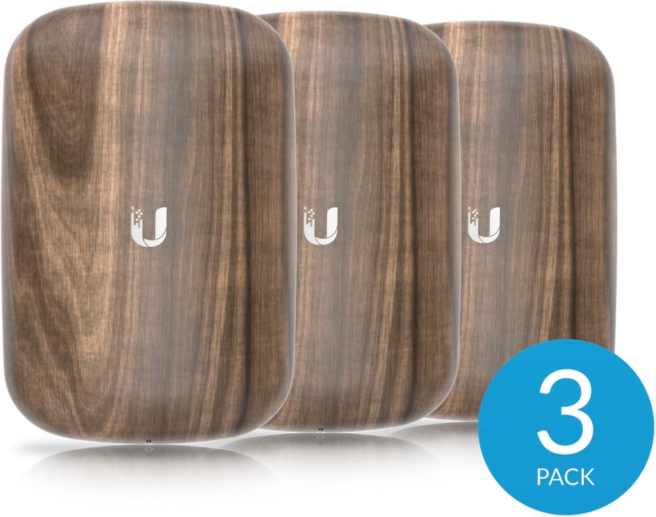 Ubiquiti case for UAP-beaconHD and U6-Extender, Wood design, 3-pack