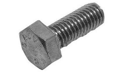 Hex Head Screws M10x25 Fully Threaded DIN 933 - A2, 100 pcs